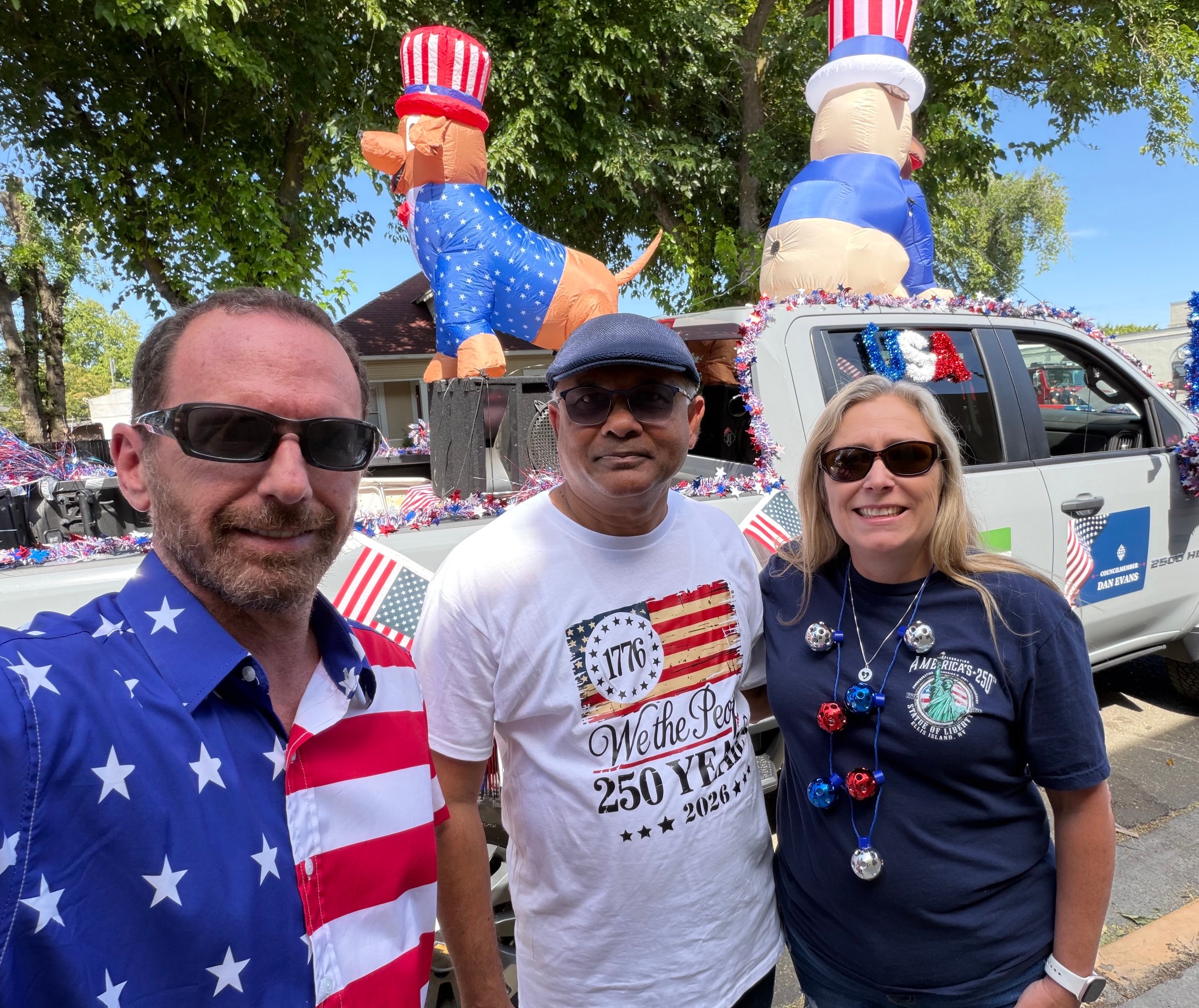 Dan Evans at the Fourth of July parade