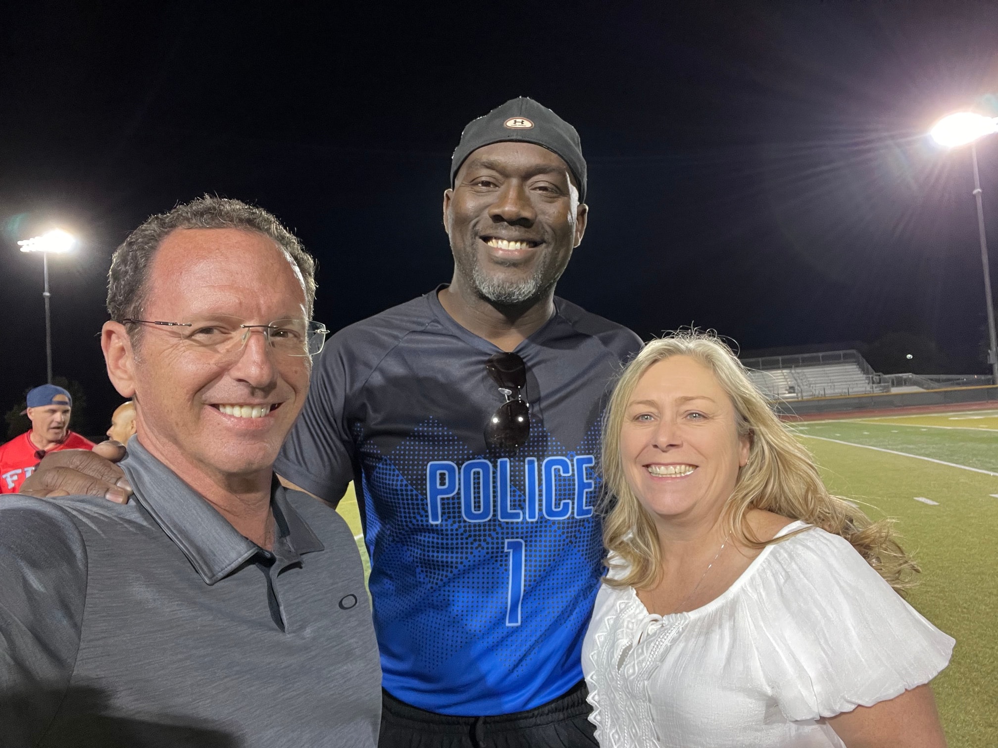 Dan Evans at a community night event