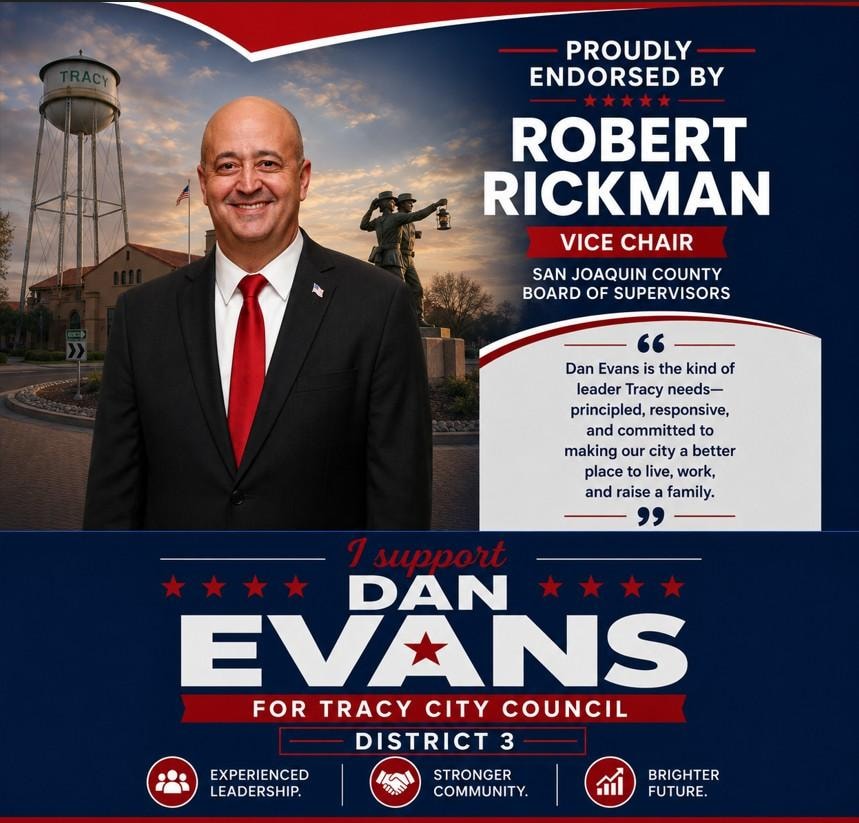 Supervisor Robert Rickman endorsement of Dan Evans